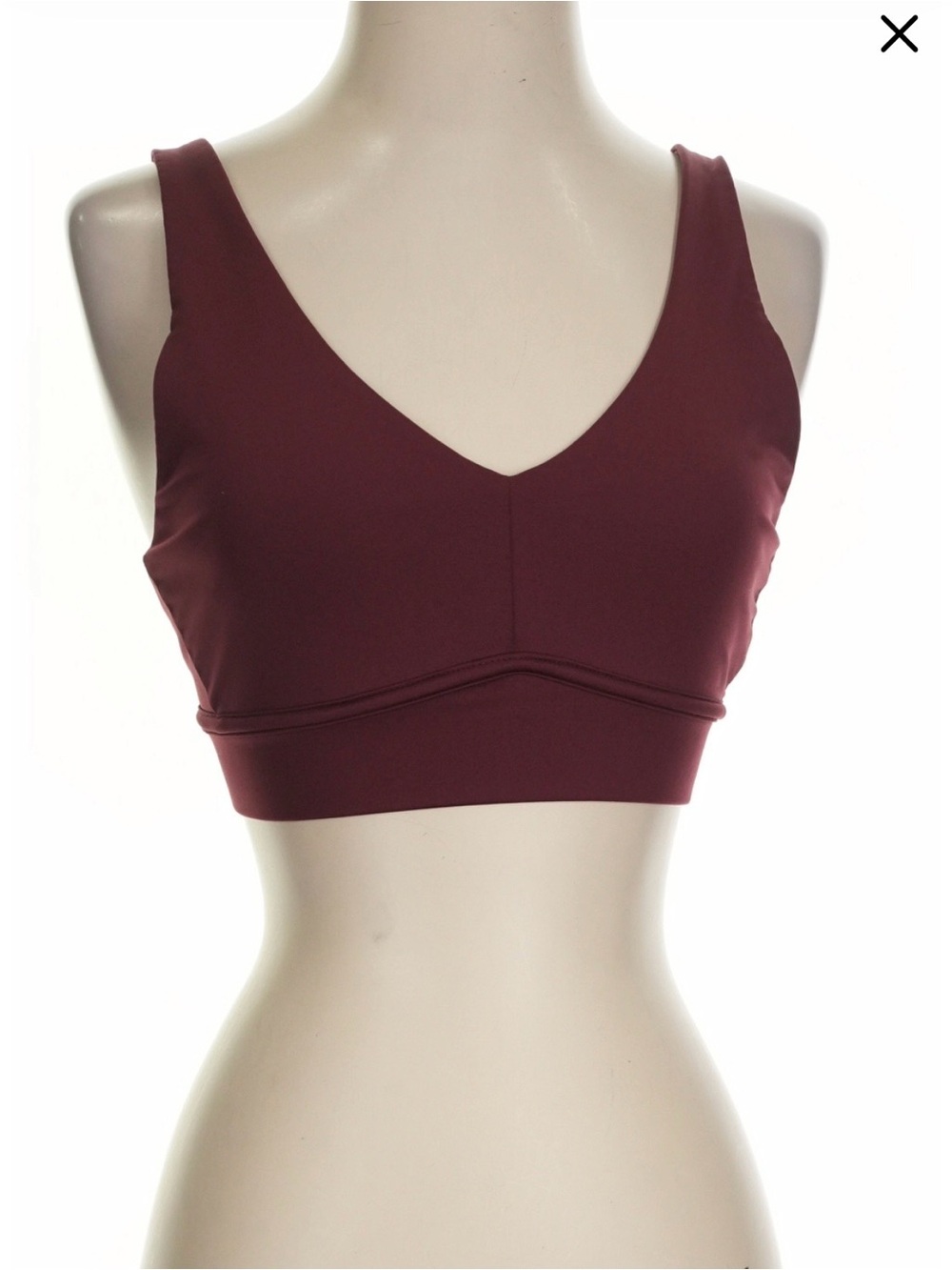 All Day Every Day Low Impact Bra - Burgundy